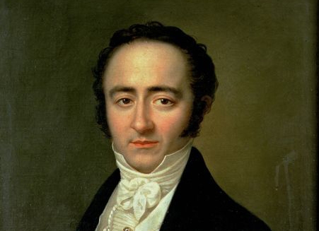 Franz Xaver Wolfgang Mozart, portrét z roku 1825 (malíř Karl Gottlieb Schweikart)