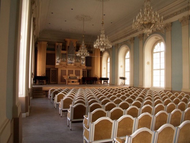 Sál Martinů – Lichtenštejnský palác, HAMU v Praze (zdroj hamu.cz)