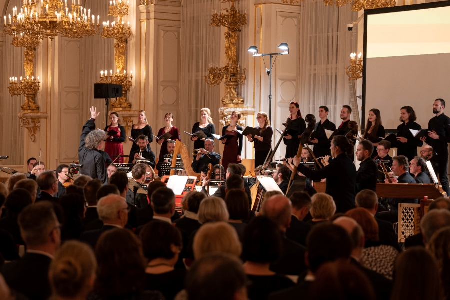 A. Caldara: Harmonie planet – Koncert k 300. výročí pražské korunovace, Czech Ensemble Baroque Choir, 8. února 2023 (zdroj Český královský institut)