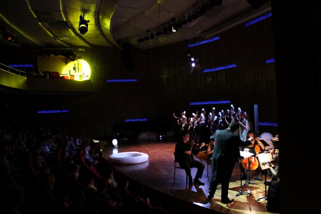Henry Purcell: Královna víl - Pražská konzervatoř 2015 (foto Martin Pešava)