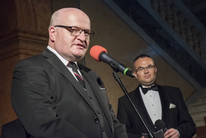Zahájení nové sezony České filharmonie - ministr Daniel Herman (foto Petra Hajská)