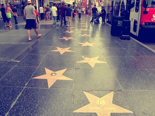 Chodník slávy v Hollywoodu (foto archiv)