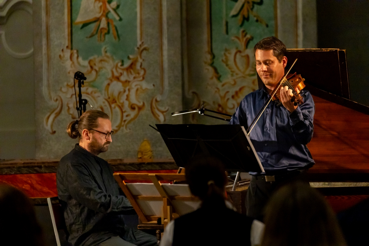 Baroko 2024: Filip Dvořák, Jiří Sycha, 4. června 2024, Vlastivědné muzeum v Olomouci (foto Michal Málek)