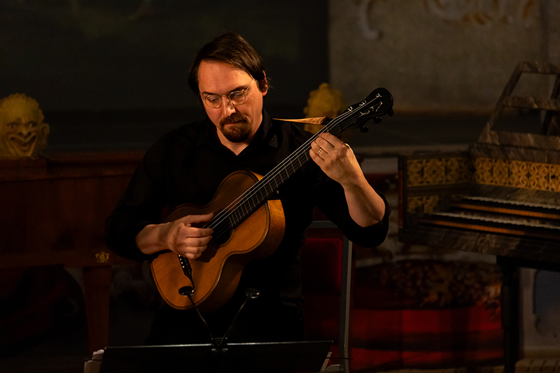 Festival Baroko – František Max Kníže: Písně pro jeden hlas při kytaře, 5. června 2024, Vlastivědné muzeum v Olomouci – Jan Tuláček (foto Michal Málek)