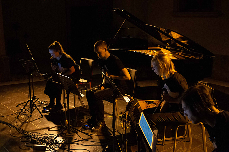 MusicOlomouc: Ensemble for New Music Tallinn, 29. října 2023, Umělecké centrum Univerzity Palackého, Atrium (foto Nikita Iskra)