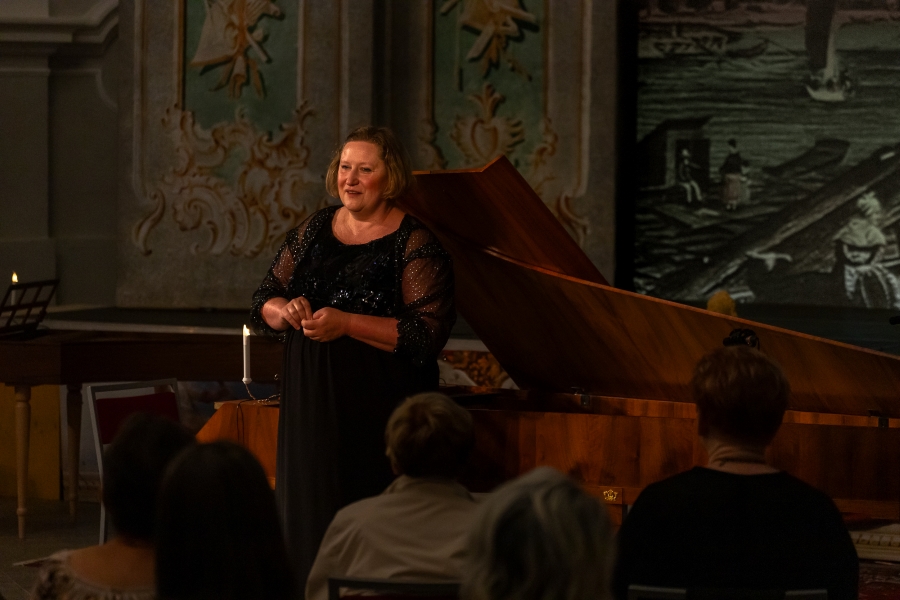 Petra Matějová, 6. června 2024, Festival Baroko, Vlastivědné muzeum v Olomouci (foto Michal Málek)
