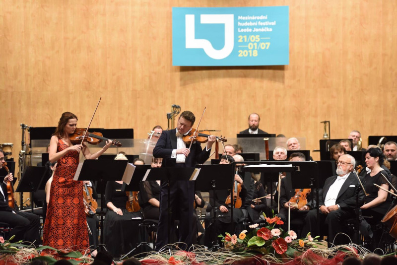 Kristina Fialová, Ivan Ženatý a Krzysztof Penderecki - MHF Leoše Janáčka 2018 (foto MHF Leoše Janáčka)