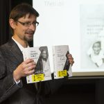 Křest knižní česko-německé tetralogie Hudební umělci mezi Ostravou a Vídní / Tonkünstler zwischen Ostrau und Wien, 18. května 2022 – Viktor Velek (foto Patrícia Grundzová)