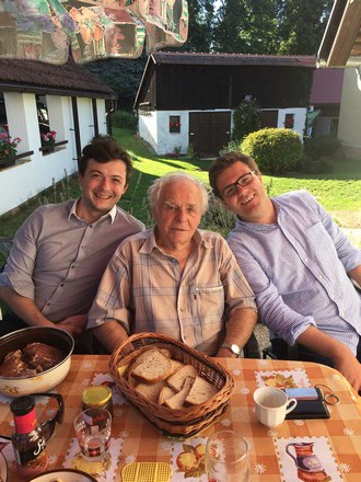 Josef Štefan, Miroslav Košler, Jiří Trtík (foto archiv autora)