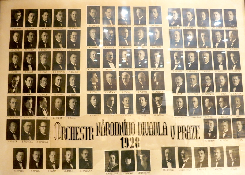 Orchestr Národního divadla v Praze 1928 (soukromá sbírka Pavla Pospíšila)