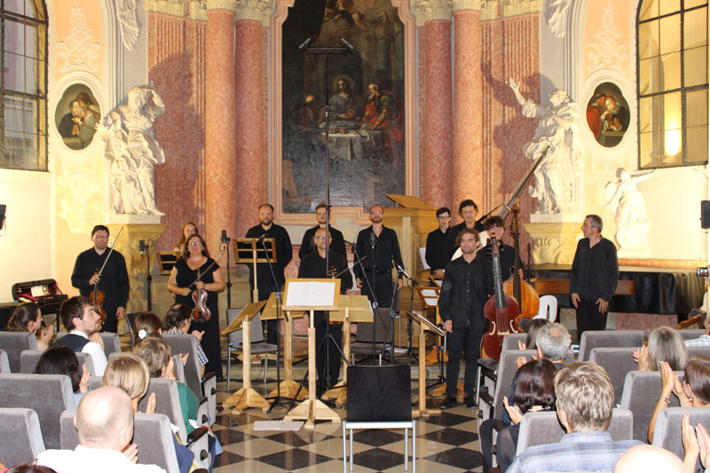Festival Baroko, 16. července 2021: Ensemble Damian a sólisté (foto Tomáš Hanzlík)
