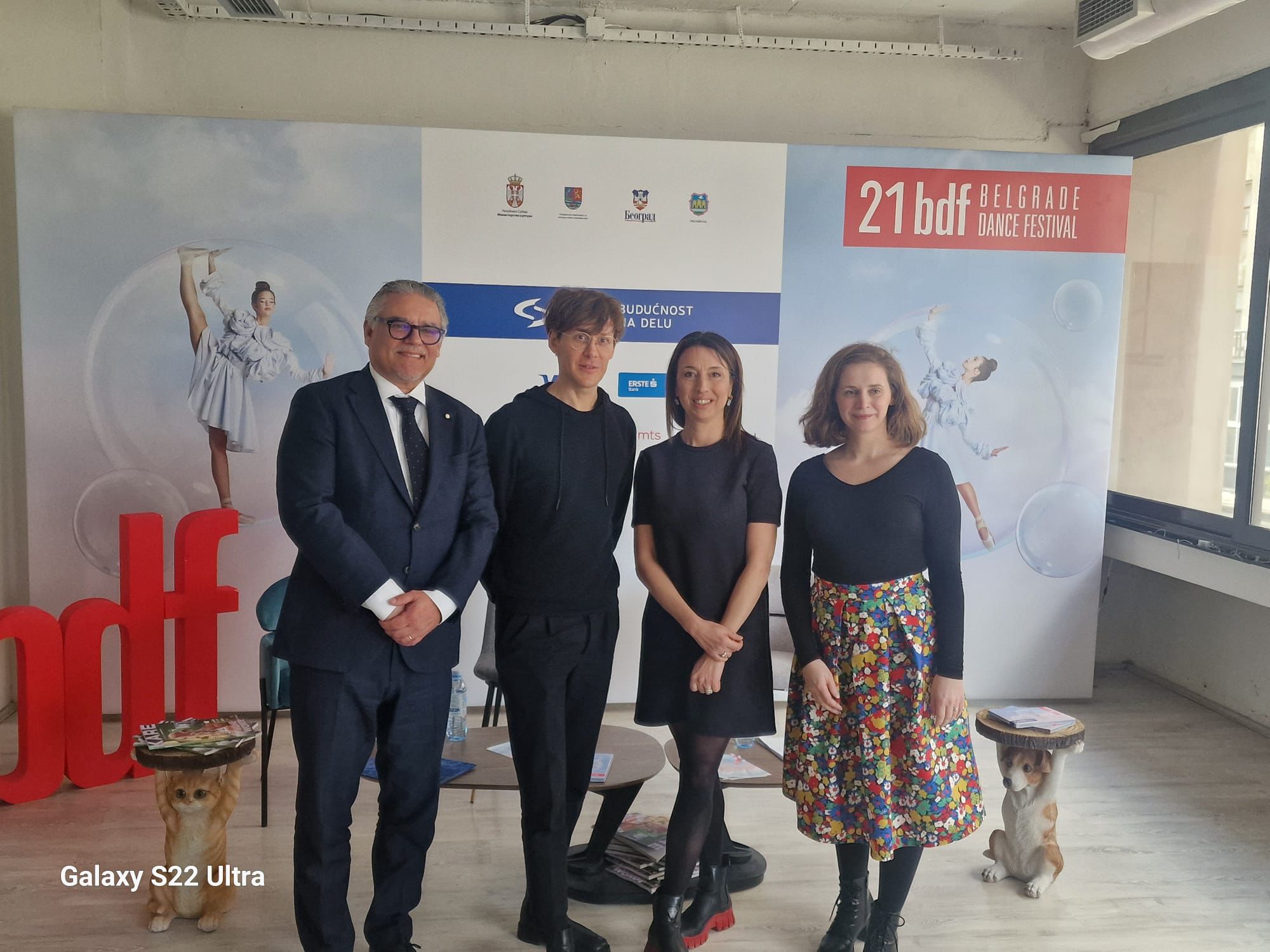 Ing. Tomáš Kuchta, Radim Vizváry, Aja Jung a Lucie Orlók (foto archiv Mime Prague)