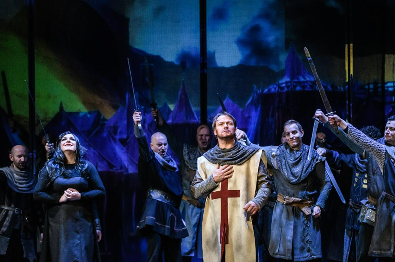 Antonín Dvořák: Armida – Ivana Veberová, Aleš Briscein, Divadlo J. K. Tyla Plzeň (foto Martina Root)