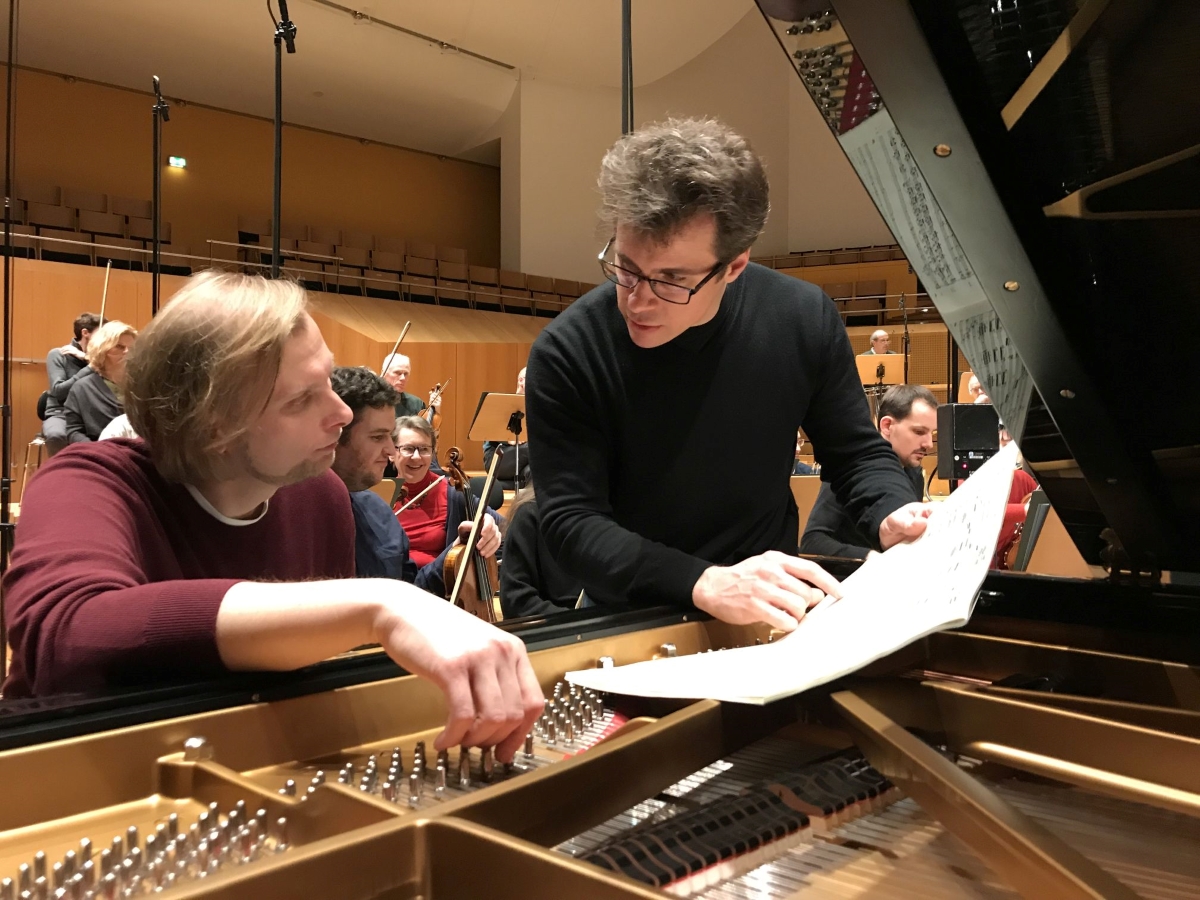 Ivo Kahánek, Jakub Hrůša (foto Matouš Vlčinský)