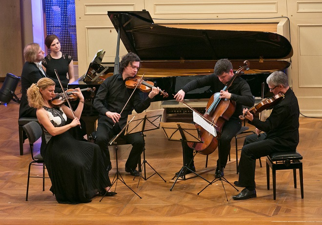 Galakoncert Concentus Moraviae - Pavel Haas Quartet & Ivo Kahánek (foto © Concentus Moraviae / Jiří Sláma)