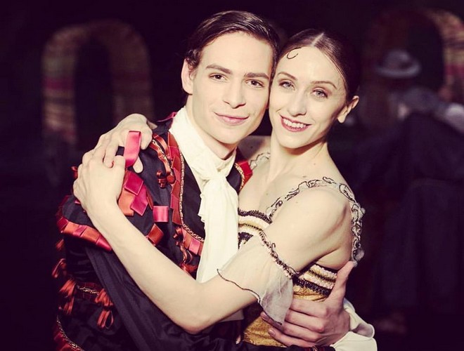 Jakob Feyferlik a hviezda Royal Balletu z Londýna Marianela Núñez (foto archív Jakoba Feyferlika)