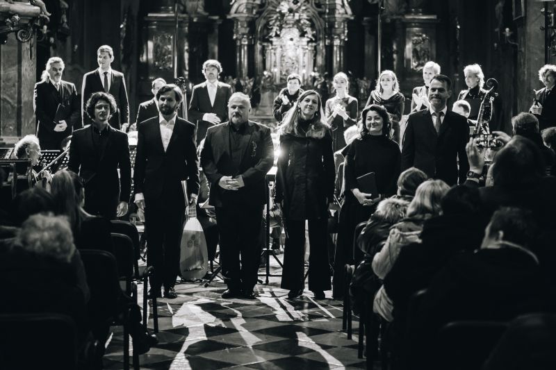 Jan Dismas Zelenka: Il serpente del bronzo – Jaro Kirchgessner, Roman Hoza, Jaroslav Březina, Elvira Bill, Gabriela Eibenová, Adam Viktora, Ensemble Inégal, 24. března 2024, Brno (zdroj Velikonoční festival duchovní hudby)