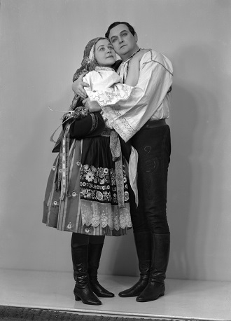L.Janáček: Její pastorkyňa - Alexandra Čvanová, Emil Olšovský - ND Brno 1939 (foto Ateliér Skácel)
