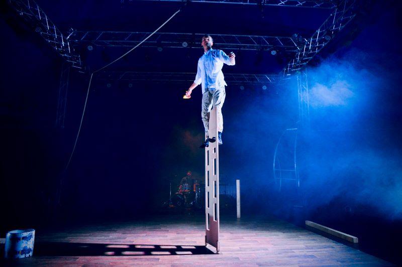 Jindřich Kopidol – Erlend, work in progress (foto František Ortmann, Letní Letná 2023)