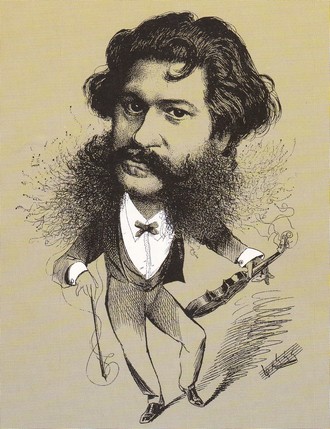Johann Strauss - list Der Floh, 21.2.1869 (foto archiv autorky)