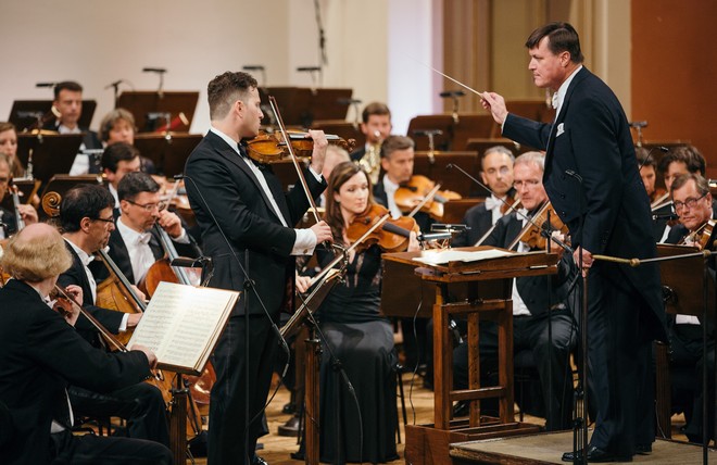 Dvořákova Praha 2016: Zahajovací koncert - Nikolaj Znaider, Christian Thielemann, Sächsische Staatskapelle Dresden - Rudolfinum Praha 2016 (foto Oliver Killig/Dvořákova Praha)