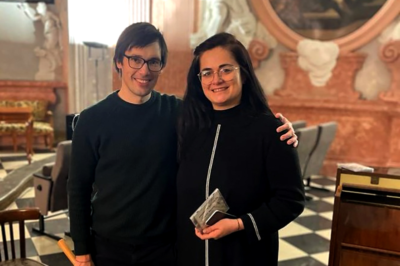 Festival Opera Schrattenbach 2023 – Kateřina Ochmanová a Martin Smutný (foto Andrew Schutz)