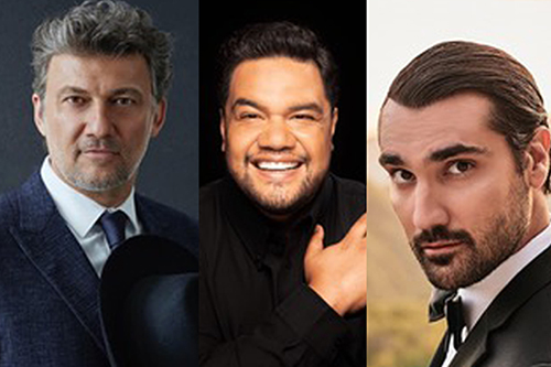 Jonas Kaufmann, Pene Pati, Jonathan Tetelman (zdroj Nachtigall artists)