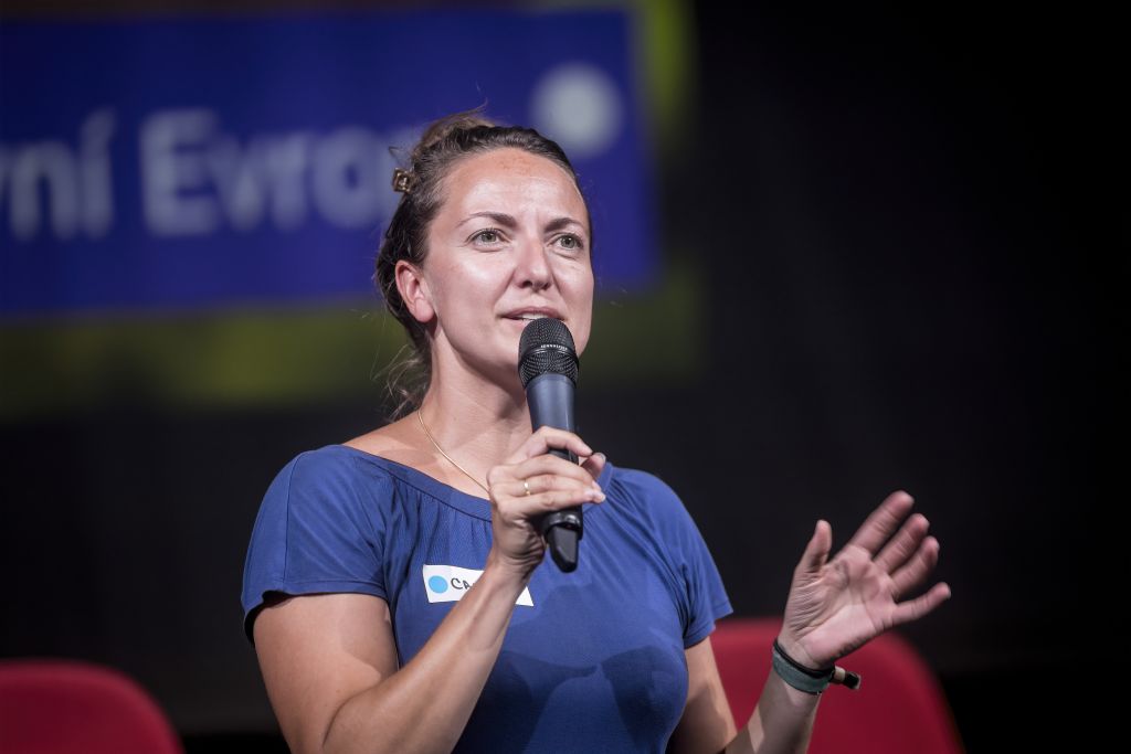 Konference Střed zájmu (Caitlin Southwick, foto Vojtěch Brtnický)