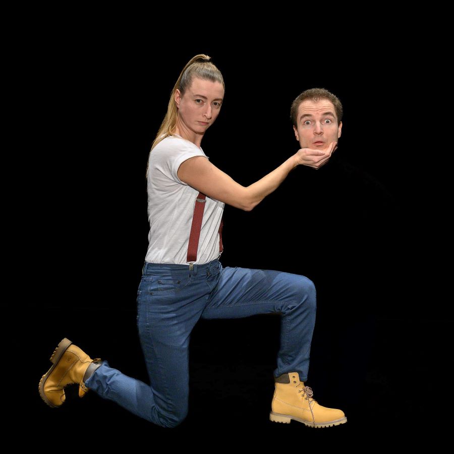 Kozel ve fraku – Anna Kukuczková a Vojtěch Svoboda (foto Dan Drahotský)