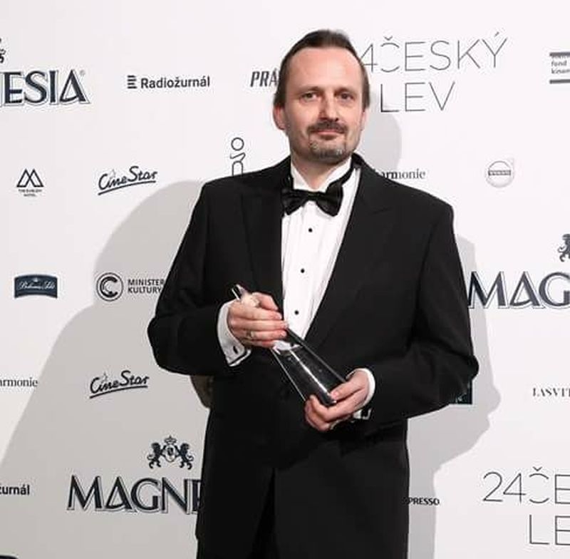 Kryštof Marek, předávání cen Český lev 2017 (zdroj Kryštof Marek)