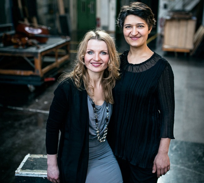 Jana Kurucová a Tahmina Feinstein (foto Viva Musica! Records)
