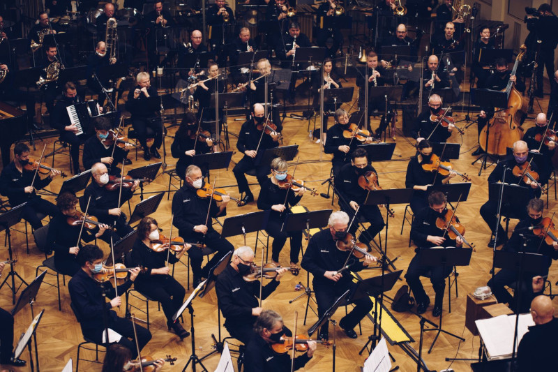 Filharmonie Brno - světová premiéra Symfonie č. 3 Thomase Larchera (foto Filharmonie Brno)