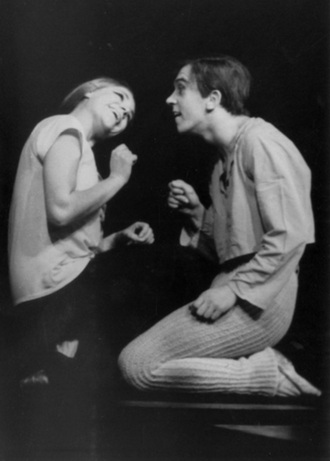 L.Janáček / M.Vacek: Listy důvěrné / Šťastná sedma - Marcela Martiníková, Petr Koželuh - Státní divadelní studio Praha 1968 (zdroj divadlo.cz)