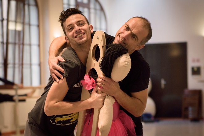 Louskáček na zkoušce - Petr Zuska Gianvito Attimonelli (foto Mario Bakuš)