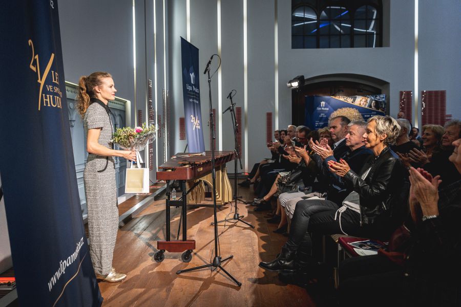Modlitba pro marimbu – Adélaïde Ferrière, 20. září 2022 (foto Lukáš Marhoul Photography)