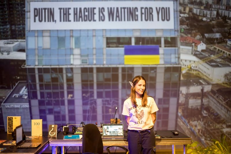 Magda Szpecht: Cyber Elf na Bazaar Festivalu 2024 (foto Vojtěch Brtnický)