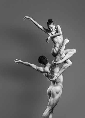 Focení plakátu k inscenaci Vertigo - Magdalena Matějková a Štepán Pechar - ND Praha (foto Pavel Hejný)