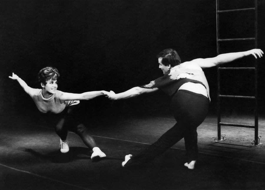 Marcela Martiníková s Petrem Koželuhem v Podivuhodném mandarínovi (foto archiv IPŠ)