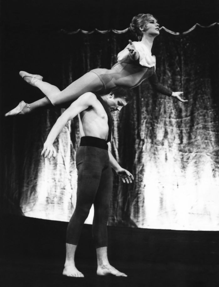Marcela Martiníková a Rudolf Brom v baletu Fresky (foto archiv IPŠ)