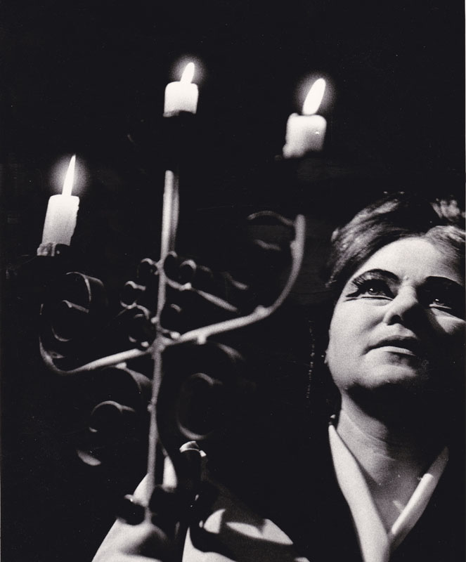 Marie Rathouská - 60. léta, Divadlo F. X. Šaldy Liberec (foto se souhlasem Jiřího Bartoloměje Struze)
