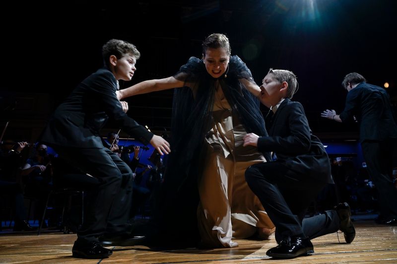 Jiří Antonín Benda: Medea – Zuzana Stivínová, Tomáš Netopil, Česká filharmonie, 9. února 2022 (foto Petr Kadlec)