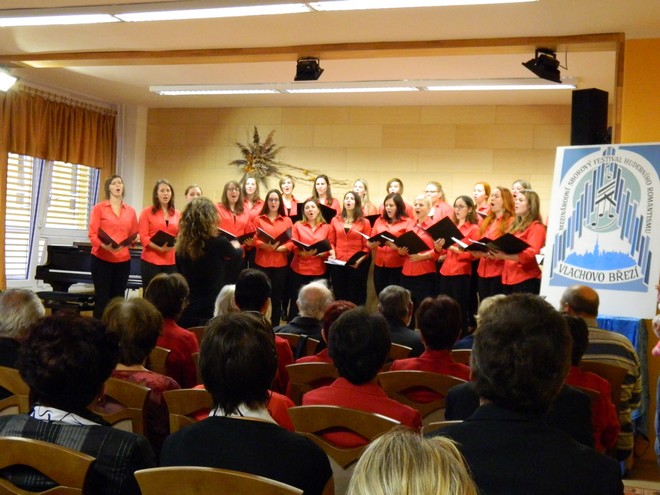 Mezinárodní sborový festival hudebního romantismu 2015: Přehlídka pěveckých sborů MSFHR 2015 - ženský pěvecký sbor Vox Novus z Českých Budějovic, sbormistryně Mgr. Petra Nová - Koncertní sál ZUMŠ Vlachovo Březí