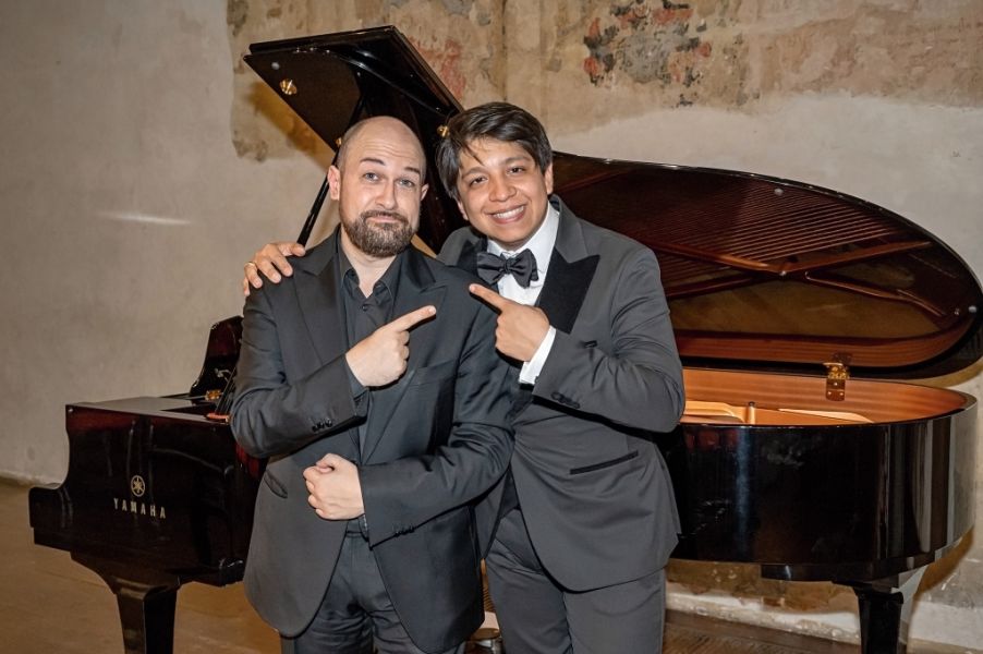 Michele d´Elia, Iván Ayón-Rivas, 10. května 2022 (foto Petr Dyrc)