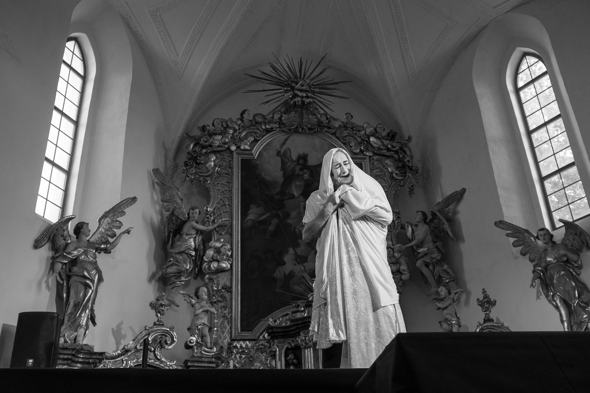 Milan Sládek na festivalu Mime Fest (foto David Konečný, 2018)