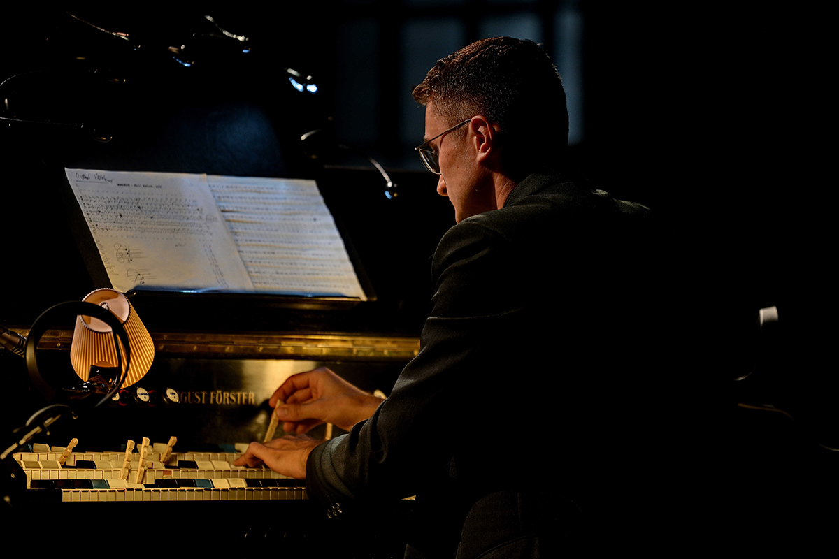 Miroslav Beinhauer na festivalu Ostravské dny (foto Martin Popelář)