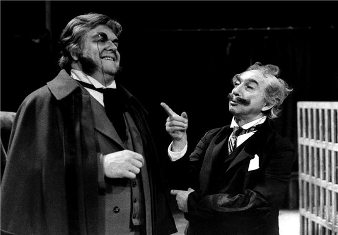 R.Wagner: Mistři pěvci norimberští - Karel Průša, Karel Berman - ND Praha 1978 (foto Jaromír Svoboda)