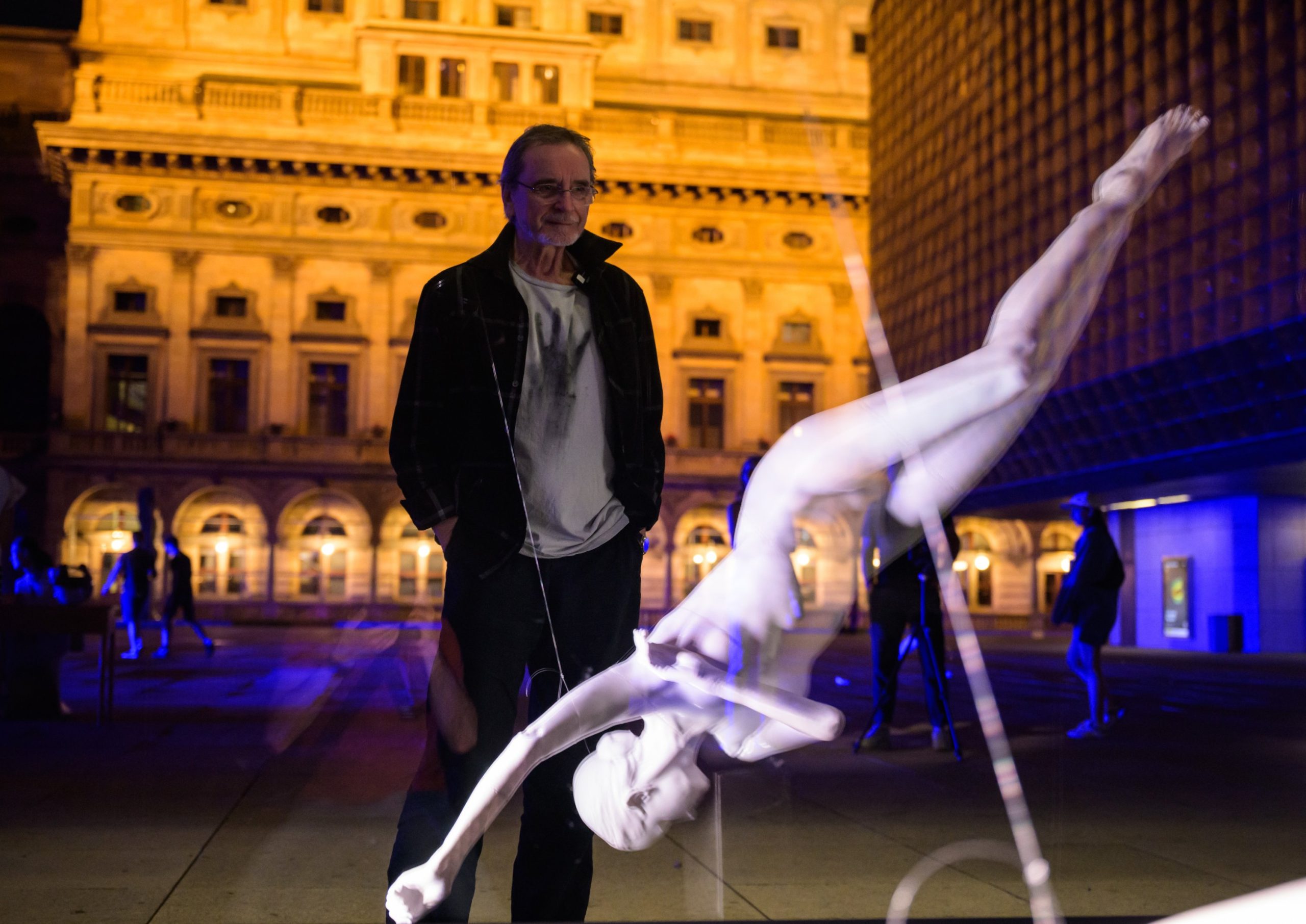 Moving Still, umělecká instalace Jiřího Kyliána (foto Serghei Gherciu)