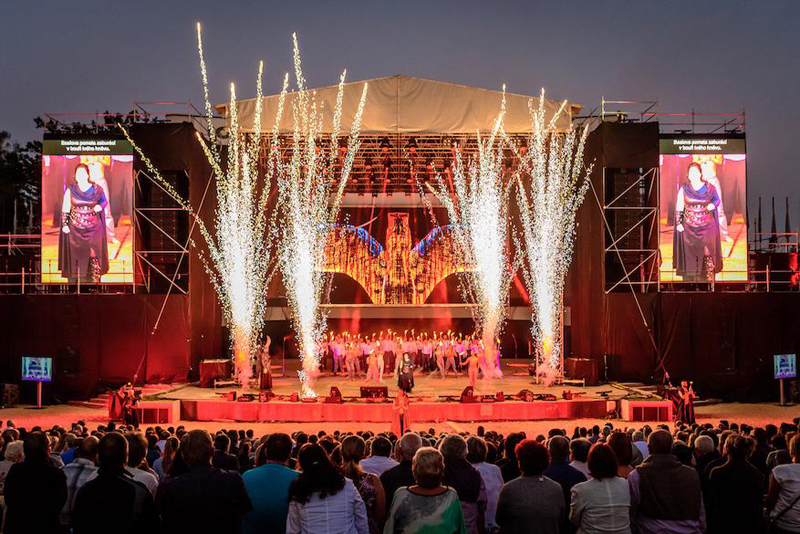 Divadlo J. K. Tyla v Plzni, Noc s operou 2019: Nabucco (foto Martina Root)