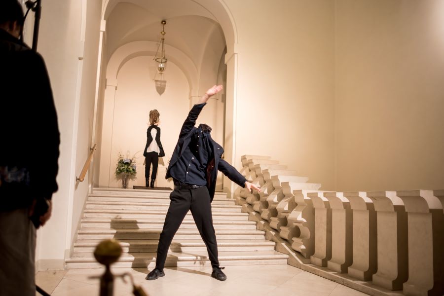 Nová generace 2023: site specific 4. listopadu, HAMU (foto Vojtěch Brtnický)