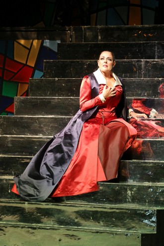Gaetano Donizetti: Maria Stuarda - Yolanda Auyanet (Maria Stuarda) - Operalia Banská Bystrica 2016 (foto Jozef Lomnický)